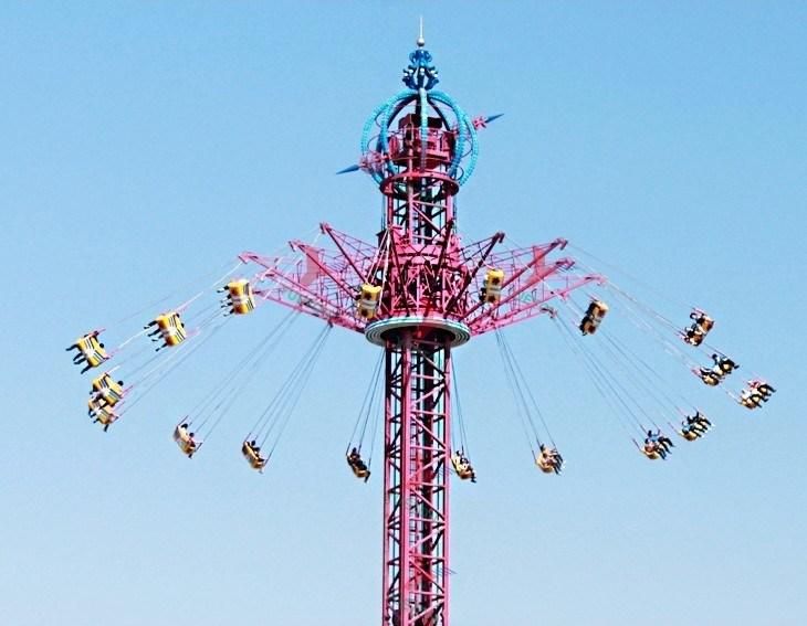 Amusement Park Kids Jumping Hopper Frog Drop Tower Rides for Kids
