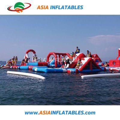 Outdoor Floating Island Inflatable Water Aqua Park for Pool or Lake