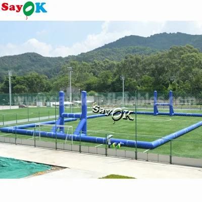 Outdoor Inflatable Football Toss Game Commercial Inflatable Rudby Field
