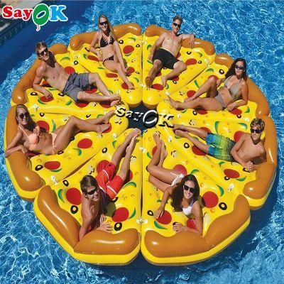 Large PVC Inflatable Water Drain Inflatable Pizza Slice for Water Play