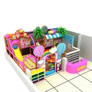 Small Indoor Preschool Children Playground Equipment with Kids Plastic Ball Pool
