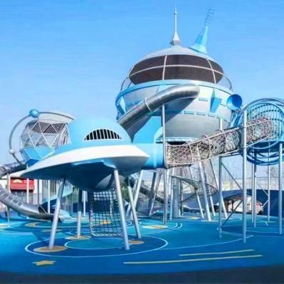 Park Octopus Stainless Steel Slide Community Kids Playground Equipment Fb22