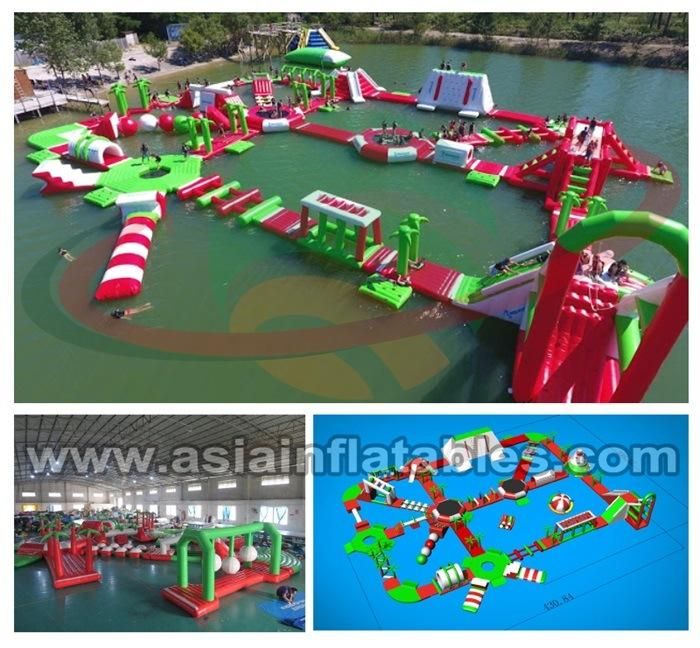 Inflatable Water Playground Floating Aqua Park for Lake