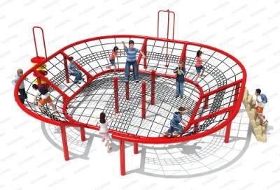 Outdoor Climbing Rope Net Playground for Children Game PP Steel Wire Compound Rope 16mm