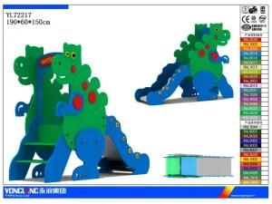 Outdoor Playground Fine Cartoon Monster Children Slide (YL72217)