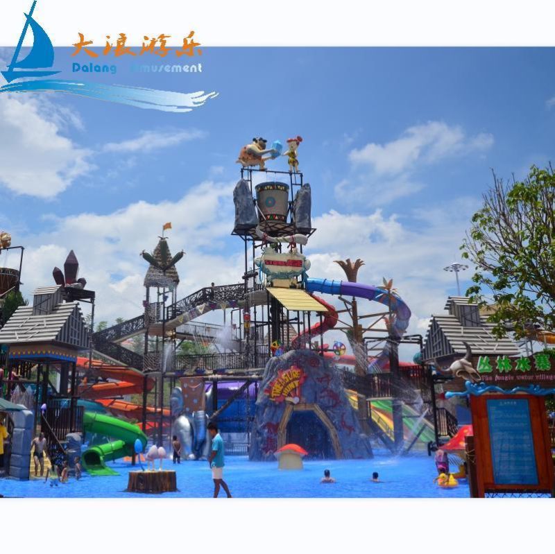 Water Play Equipments Water House Water Park Design Adventure Cave Style Water House Feature Water House