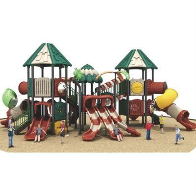 Kids Outdoor Playground Equipment Community Park Plastic Slide Climbing Kl10
