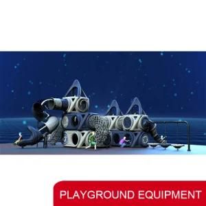 New Design Popular Outdoor Playground Plastic Children Slide Equipment