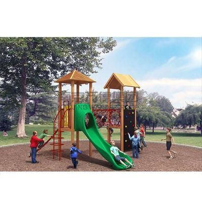 China Kindergarten Kids Plastic Slides Used Kids Outdoor Playground Equipment
