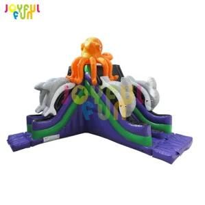 *12 Years Joyful Fun Factory Wholesale Outdoor Inflatable Bouncer Slide