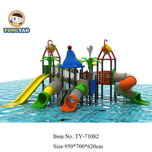 Water Playground Water Fiberglass Slide Aquatic Park Low Price (TY-150689)