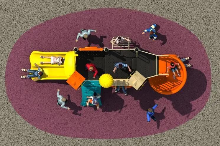New Design Children Playground Outdoor Slide Equipment