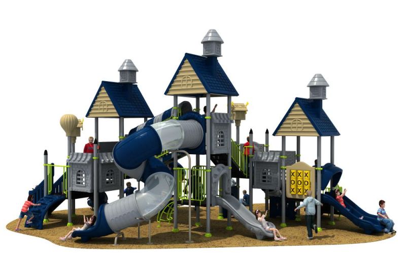 Hot New Products Villa Series Amusement Park Plastic Playground