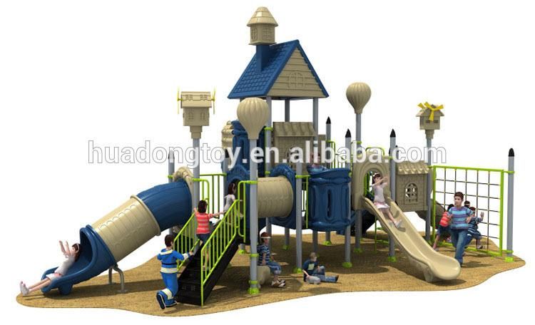 High Quality Kids Amusement Outdoor Plastic Playground Slide Park