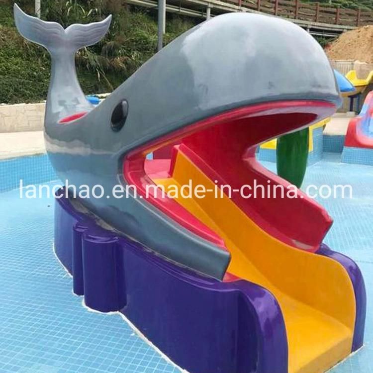 Water Park Playground Small Fiberglass Slide for Kids