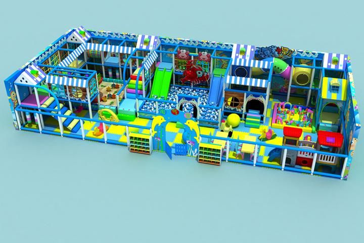 Commercial Indoor Soft Play Kids Playground Naughty Castle