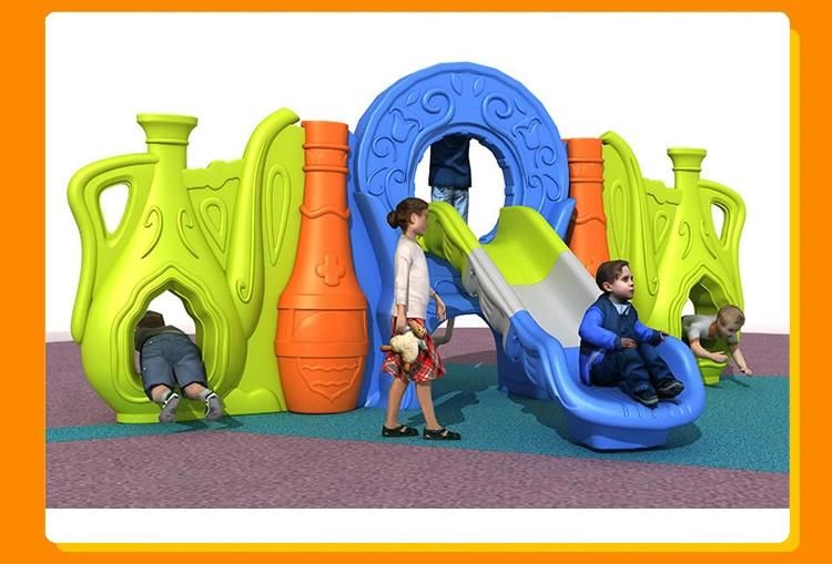 Kids Sports Popular Climbing Wall Colorful Indoor Plastic Slide Outdoor Playground for Sale