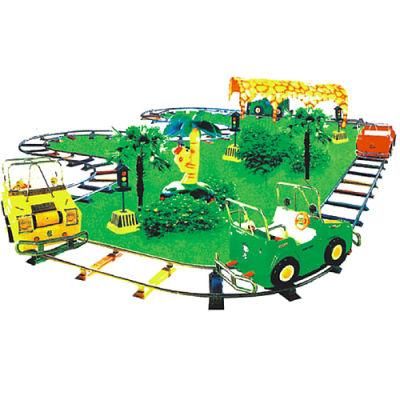 Customized 8 Seats Kids Amusement Park Rides Dlectric Tourist Ride Track Train (KL6002)