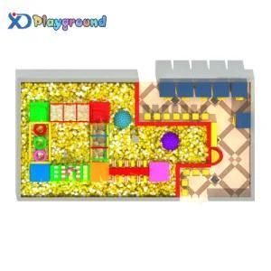 Small Candy Land Children Indoor Playground Equipment with Ball Pool
