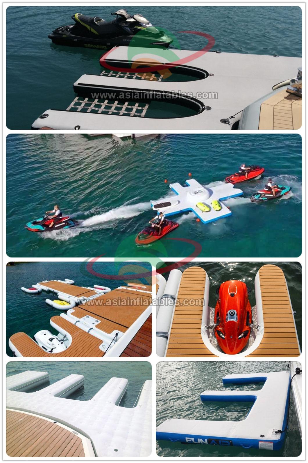 Drop Stitch Inflatable Dock Floats, Floating Jetski Dock, Floating Platform for Sale