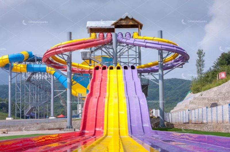 Commercial Fiberglass Water Slide Water Park for Outdoor