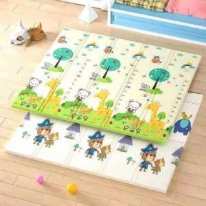2020 Hot Sale 200*180*1cm Foldable Cartoon Baby Play Mat XPE Puzzle Children&prime; S Mat Baby Climbing Pad