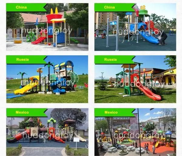Villa Series Children Playground Outdoor Plastic Slide Game