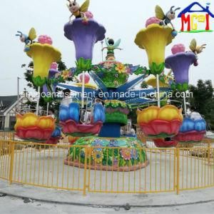Roundabout Bee Helicopter Merry Go Round Outdoor Playground Amusement Equipment