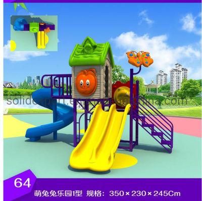 Safe Durable Indoor and Outdoor Colorful Plastic Slide for Sales