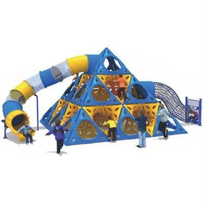 Hot-Selling Park Children&prime; S Outdoor Climbing Wall Pyramid Shape
