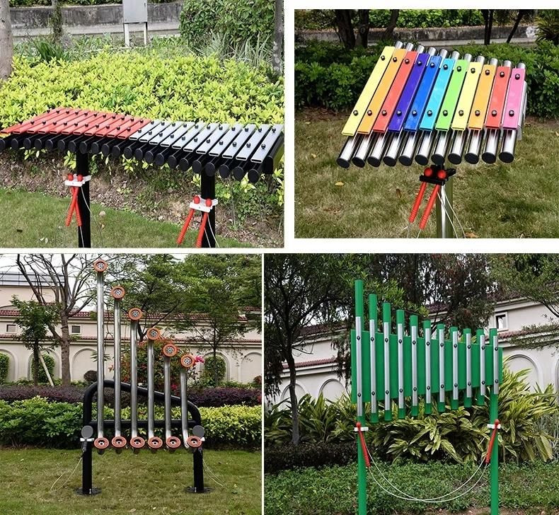 Musical Playground Toy Giraffe Xylophone Animal Hands on Piano Park Outdoor Percussion Instrument