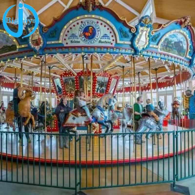 Merry-Go-Round Machine for Outdoor Playground/ Kids Game Carousel for Sale