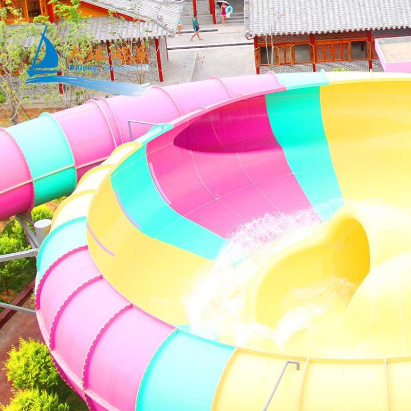 Fiberglass Water Slide Spiral Home Pool Fast Slide 100 Foot Water Slide