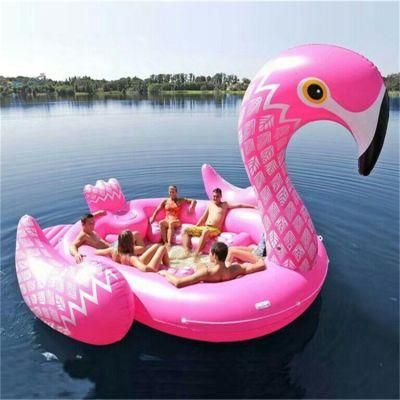 Outdoor Water Recreation Facilities Can Carry a Large Number of Inflatable Floating Island
