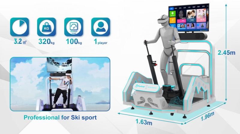 9D Vr Ski Simulator Vr Arcade Machine skiing Simulator