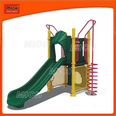 Residential Plastic Children Outdoor Playground Big Slides