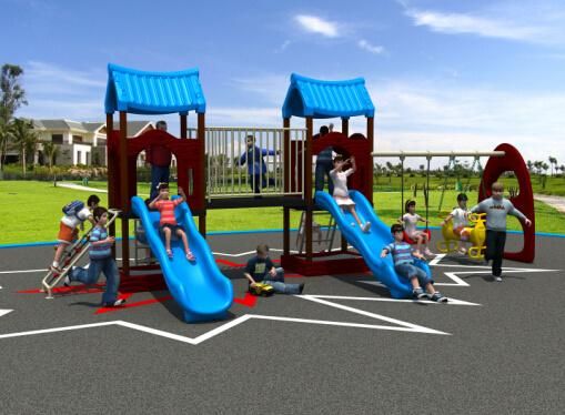 HD2014 Outdoor Small Garten Style Kids Park Playground Slide (HD14-119C)
