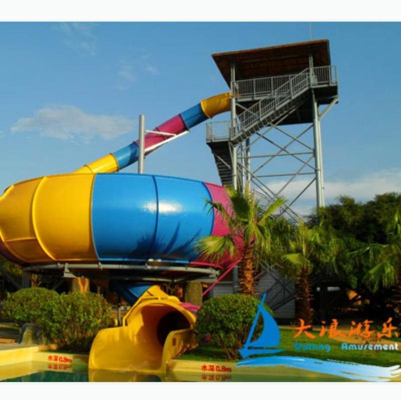 Aquapark Game Product Pool Slides Fiberglass Swimming Outdoor Slide Playground