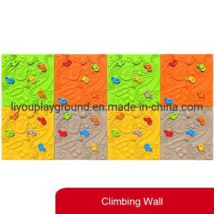 New Design Indoor Playground Plastic Rock Climbing Wall for Sale