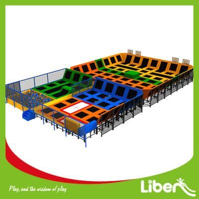 Square Trampoline Park Supplier with Big Free Jump Area