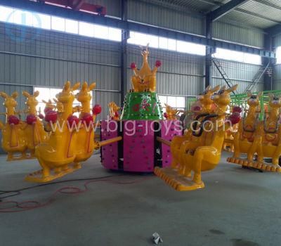 Outdoor Playground Equipment / Amusement Park Funfair Ride Kids Bounce Machine Jumping Happy Kangaroo Rides for Sale