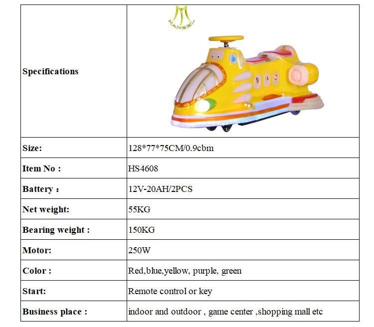 Hansel Indoor Playground for Family Park Battery Motorbike for Kids Electric