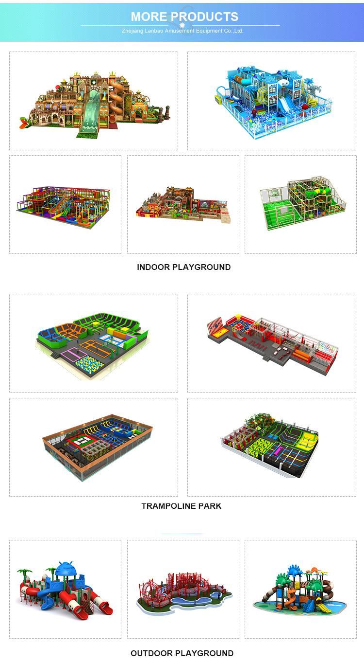Plastic Slide Trampoline Park Indoor Playground Children Soft Play