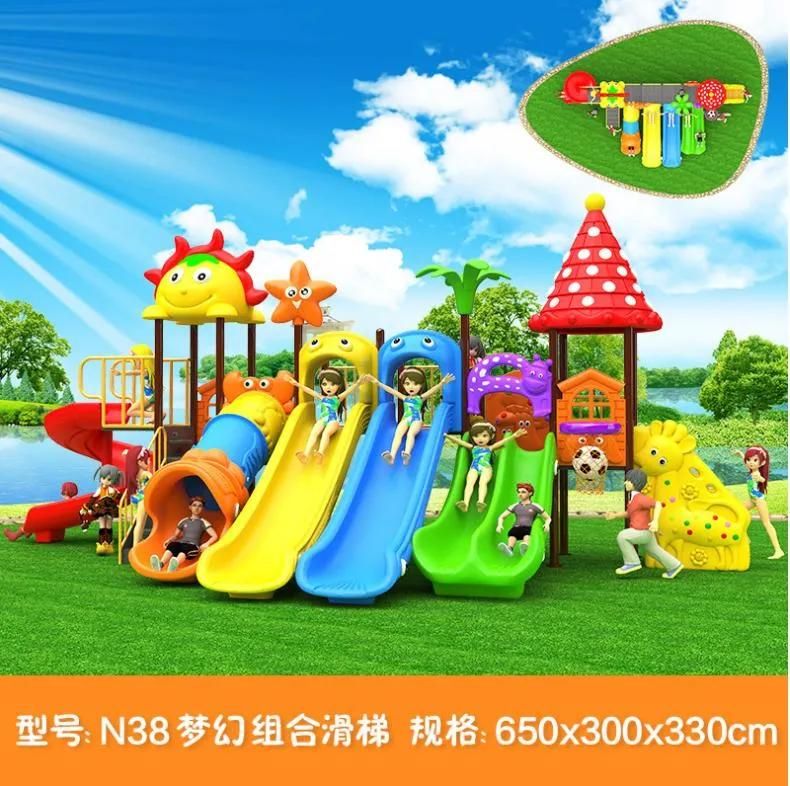 Children′s Slides Outdoor Large Toy Kindergarten Slides Plastic Play Equipment Combination