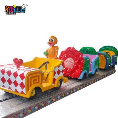 Colorful Kids Amusement Park Rides Electric Climbing Train Mini Convoy Car