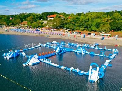 Lake Biggest Water Splash Park Obstacle Playground Inflatable Waterpark