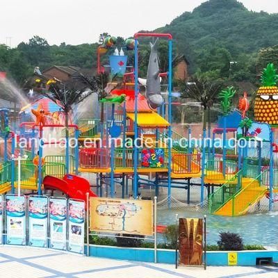 New Design Kids Outdoor Water Park Playground Equipment Water Slides