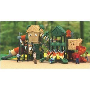 Outdoor Commercial Tree House Children Slide Playground (ML-2001201)