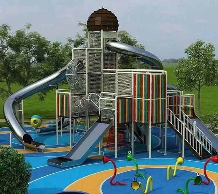 Children Outdoor Adventure Wooden Playground Best Outside Play Equipment