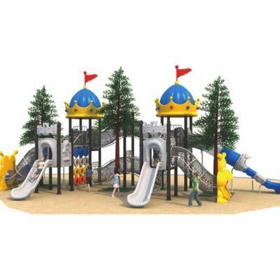 Scenic Children&prime;s Outdoor Playground Equipment Park Community Plastic Slide Climbing